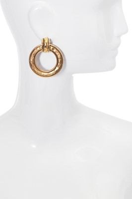Lot 16 - Two pairs of Chanel earrings, 1980s
