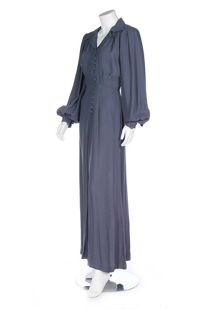 Lot 80 - An Ossie Clark for Radley slate-blue moss...
