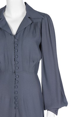 Lot 80 - An Ossie Clark for Radley slate-blue moss...