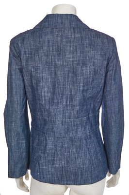 Lot 21 - A Chanel denim jacket and cotton top, Cruise 2009