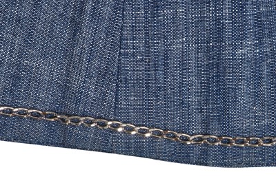 Lot 21 - A Chanel denim jacket and cotton top, Cruise 2009