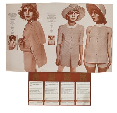 Lot 3 - Six Biba mail-order catalogues, April 1968-September 1969