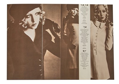 Lot 3 - Six Biba mail-order catalogues, April 1968-September 1969