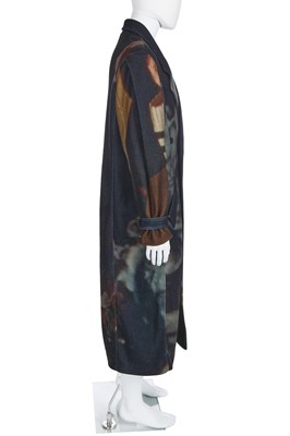 Lot 3 - A Charles Jeffrey Loverboy men's printed polyester coat, Autumn-Winter 2021-22