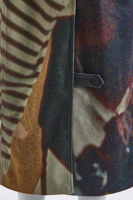 Lot 3 - A Charles Jeffrey Loverboy men's printed polyester coat, Autumn-Winter 2021-22