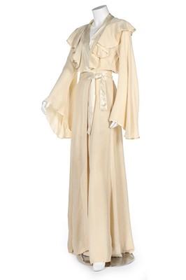 Lot 89 - An Ossie Clark 'Acapulco Gold' ivory moss...