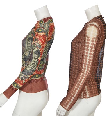 Lot 162 - A group of Vivienne Westwood and Jean Paul Gaultier tops, 1990s