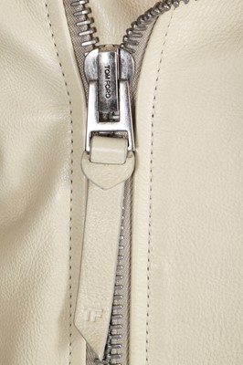 Lot 18 - A Tom Ford men's cream calfskin biker jacket, 2010s