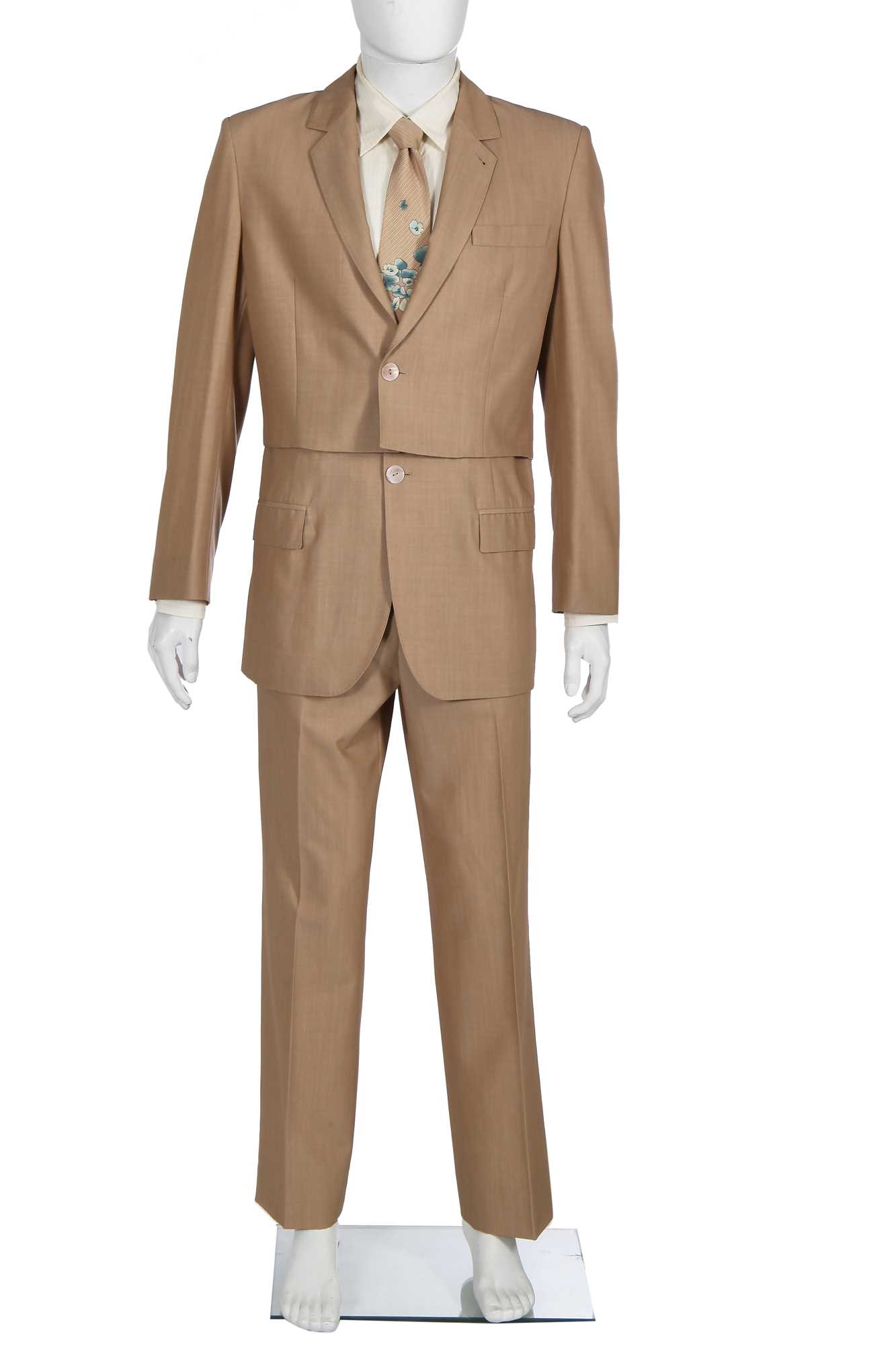Lot 32 - An unusual Jean Paul Gaultier men's three-piece suit, probably 'Puzzle' collection, Autumn-Winter 2001-02