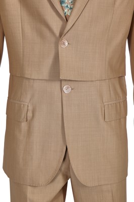 Lot 32 - An unusual Jean Paul Gaultier men's three-piece suit, probably 'Puzzle' collection, Autumn-Winter 2001-02