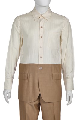 Lot 32 - An unusual Jean Paul Gaultier men's three-piece suit, probably 'Puzzle' collection, Autumn-Winter 2001-02