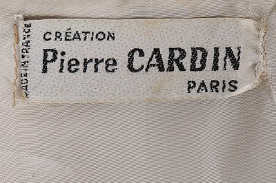 Lot 91 - A Pierre Cardin cream leather coat-dress, late...