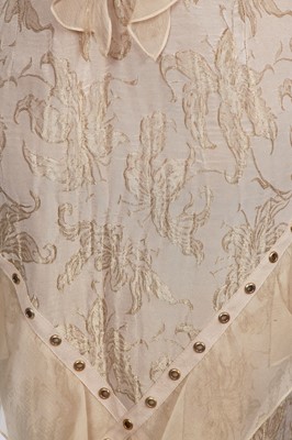 Lot 83 - A Christian Dior by John Galliano pale pink and gold brocade evening gown, 'Tough Chic' collection, Spring-Summer 2003