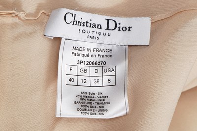 Lot 83 - A Christian Dior by John Galliano pale pink and gold brocade evening gown, 'Tough Chic' collection, Spring-Summer 2003