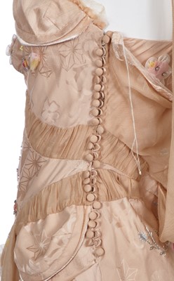 Lot 80 - A Christian Dior by John Galliano embellished pink jacquard evening gown, 'Off Duty Icon' collection, Autumn-Winter 2005-06