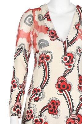 Lot 94 - An Ossie Clark/Celia Birtwell 'Candy Flower'...