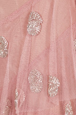Lot 78 - A Jenny Packham beaded pink tulle evening gown, 2000s