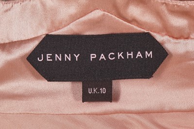 Lot 78 - A Jenny Packham beaded pink tulle evening gown, 2000s