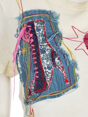 Lot 73 - A Christian Dior by John Galliano denim and lace jacket, Spring-Summer 2005