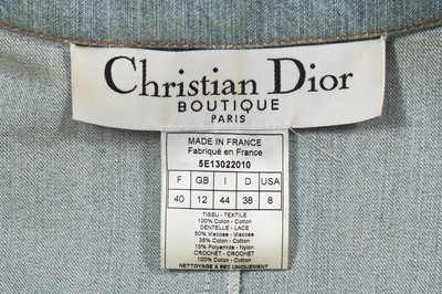 Lot 73 - A Christian Dior by John Galliano denim and lace jacket, Spring-Summer 2005