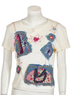 Lot 73 - A Christian Dior by John Galliano denim and lace jacket, Spring-Summer 2005