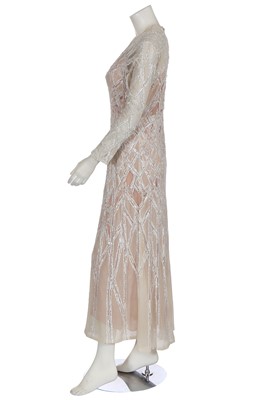 Lot 45 - An Elie Saab white beaded and sequined gown, 2010s