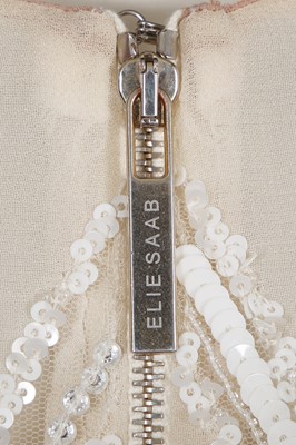 Lot 45 - An Elie Saab white beaded and sequined gown, 2010s