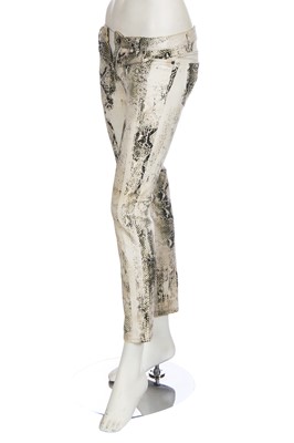 Lot 53 - A group of Roberto Cavalli snakeskin-printed ensembles, circa 2010-15
