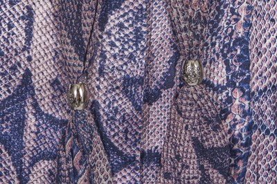 Lot 53 - A group of Roberto Cavalli snakeskin-printed ensembles, circa 2010-15