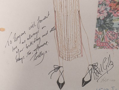 Lot 53 - A matching Bill Gibb sketch for the pastel...