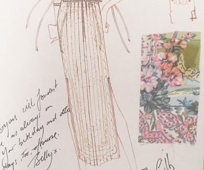 Lot 53 - A matching Bill Gibb sketch for the pastel...
