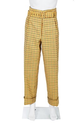 Lot 95 - A Vivienne Westwood men's blue striped wool suit, circa 1996