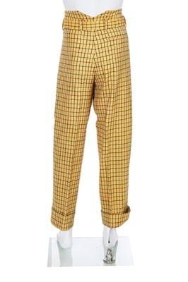 Lot 95 - A Vivienne Westwood men's blue striped wool suit, circa 1996