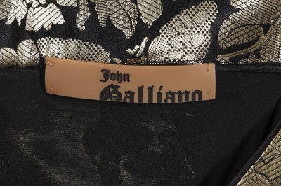 Lot 85 - A John Galliano black silk and fur dress, 'Esquimeau' collection, Autumn-Winter 2002-03