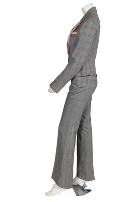 Lot 186 - A John Galliano glen plaid wool suit, Spring-Summer 2006