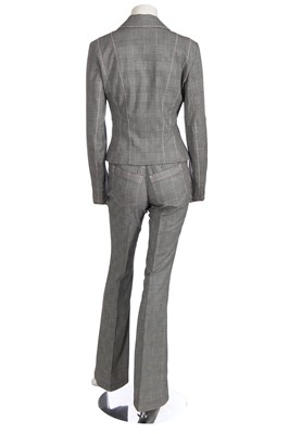 Lot 186 - A John Galliano glen plaid wool suit, Spring-Summer 2006