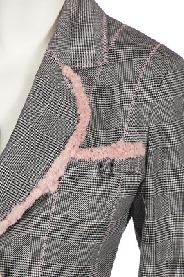 Lot 186 - A John Galliano glen plaid wool suit, Spring-Summer 2006