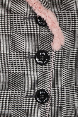 Lot 186 - A John Galliano glen plaid wool suit, Spring-Summer 2006