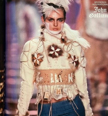 Lot 84 - A John Galliano fur belt, 'Esquimeau' collection, Autumn-Winter 2002-03