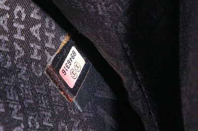 Lot 20 - A Chanel patent leather 'vinyl record' bag, Spring-Summer 2004