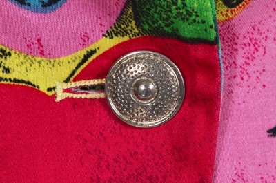 Lot 49 - A Versace printed cotton suit, circa 2018