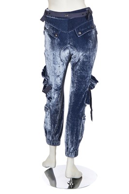 Lot 270 - A Christian Dior by John Galliano teal wool sweater, 'Fly Girl' collection, Autumn-Winter 2000-01
