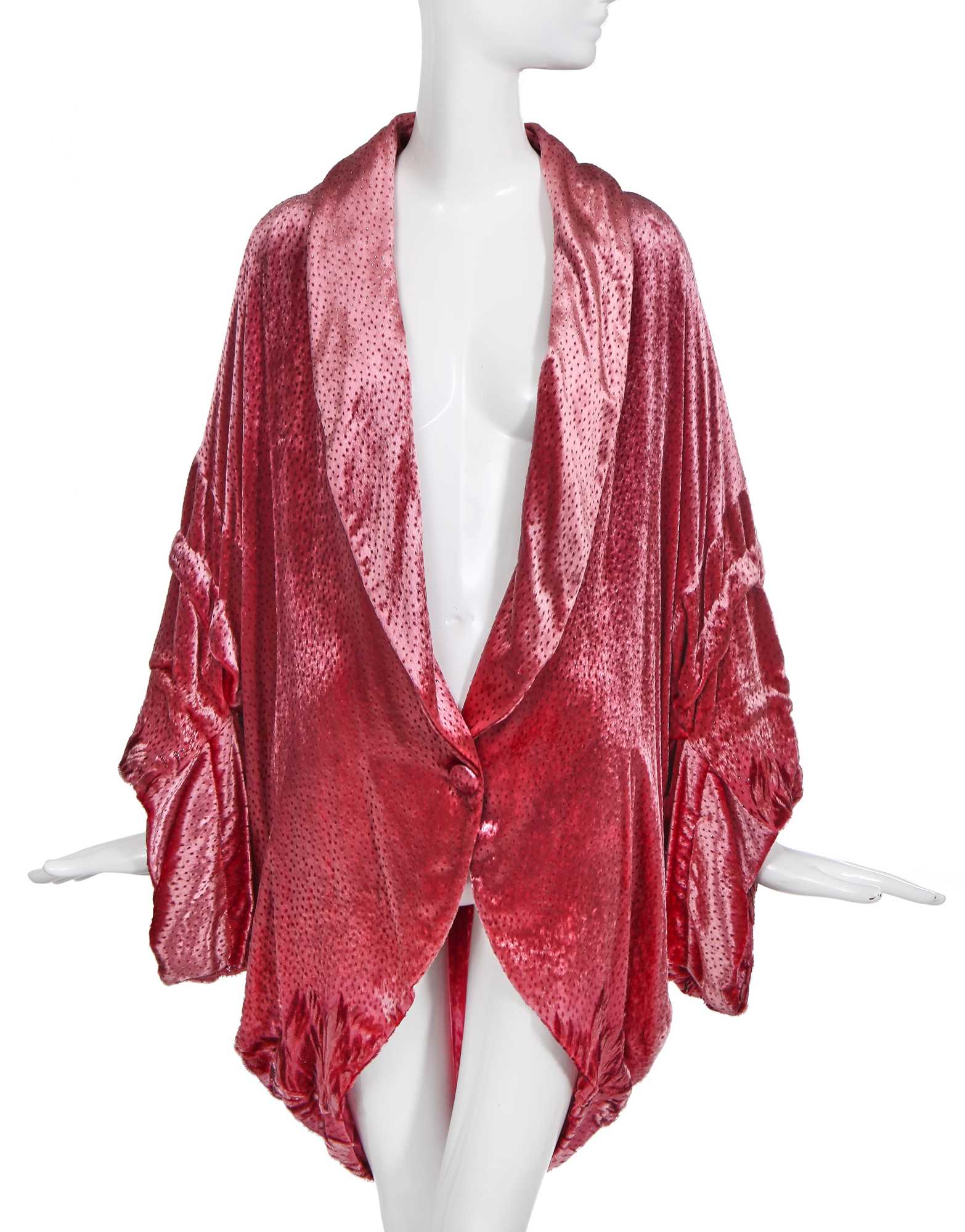 Lot 199 - A Christian Dior by John Galliano pink lurex-