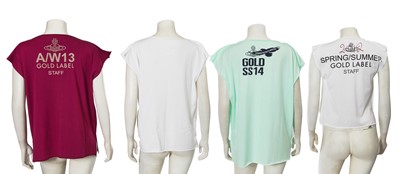 Lot 92 - Six Vivienne Westwood staff collection t-shirts, 2012-14