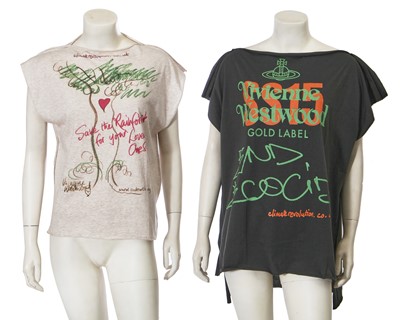 Lot 92 - Six Vivienne Westwood staff collection t-shirts, 2012-14