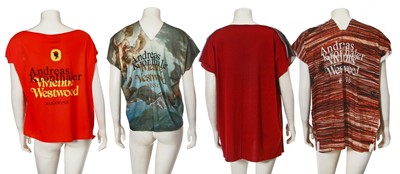 Lot 98 - A group of six Vivienne Westwood staff collection cotton jersey t-shirts, 2015-18