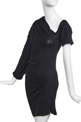 Lot 288 - A John Flett black jersey mini dress, 1980s
