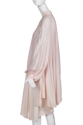 Lot 116 - A Vivienne Westwood pink cotton shirtdress, 'Cut, Slash & Pull' collection, Spring-Summer 1991
