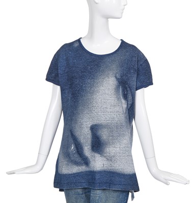 Lot 109 - A Vivienne Westwood blue cotton 'Marlene' ensemble, 'Always on Camera' collection, Autumn-Winter 1992-93