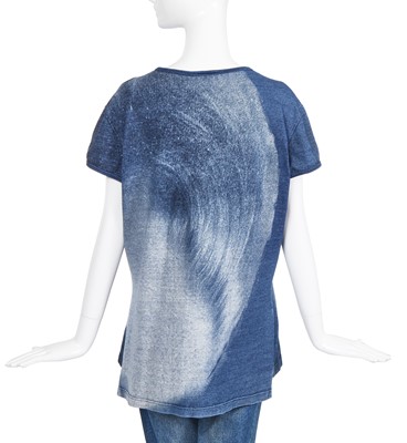 Lot 109 - A Vivienne Westwood blue cotton 'Marlene' ensemble, 'Always on Camera' collection, Autumn-Winter 1992-93
